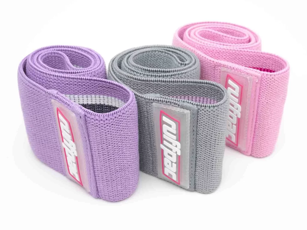 resistance hip bands exercise workout booty bands fabric glute circle glute loops non slip ruffpac 2